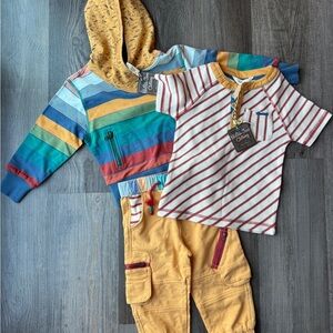 Matilda Jane Clothing Toddler Boy Size 2 Secret Handshake Set